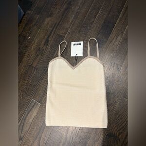 OSIS Steph Tank in Cream NWT